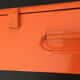 Orange metal box