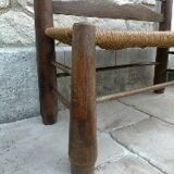 Mulched bench for children