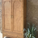 Art Deco wooden wardrobe