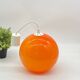 Suspension / orange opaline ball lamp, vintage / Space age