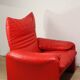 Maralunga armchair and ottoman by Vico Magistretti for Cassina