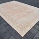 9x13 Blush Pink Vintage Persian Rug, Handmade Luxury Decor, 283x408 Cm
