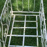 Child bench in ideal wrought iron garden