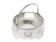 Neoclassical basket sugar bowl, silver-plated brass, Fraget, Poland, early 20th century