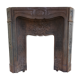 Cast-iron fireplace mantle