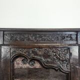 Normandy carved oak bonnetière