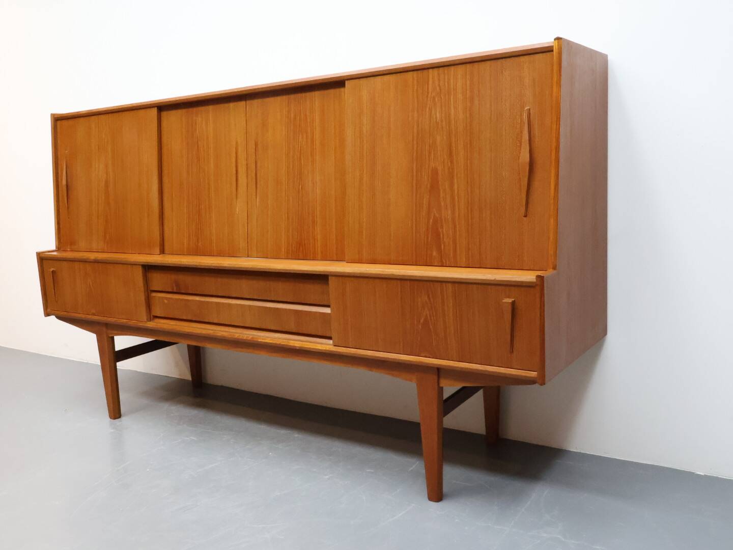 Vintage wandmeubel Deens Teak