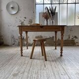Walnut farmhouse table + extensions