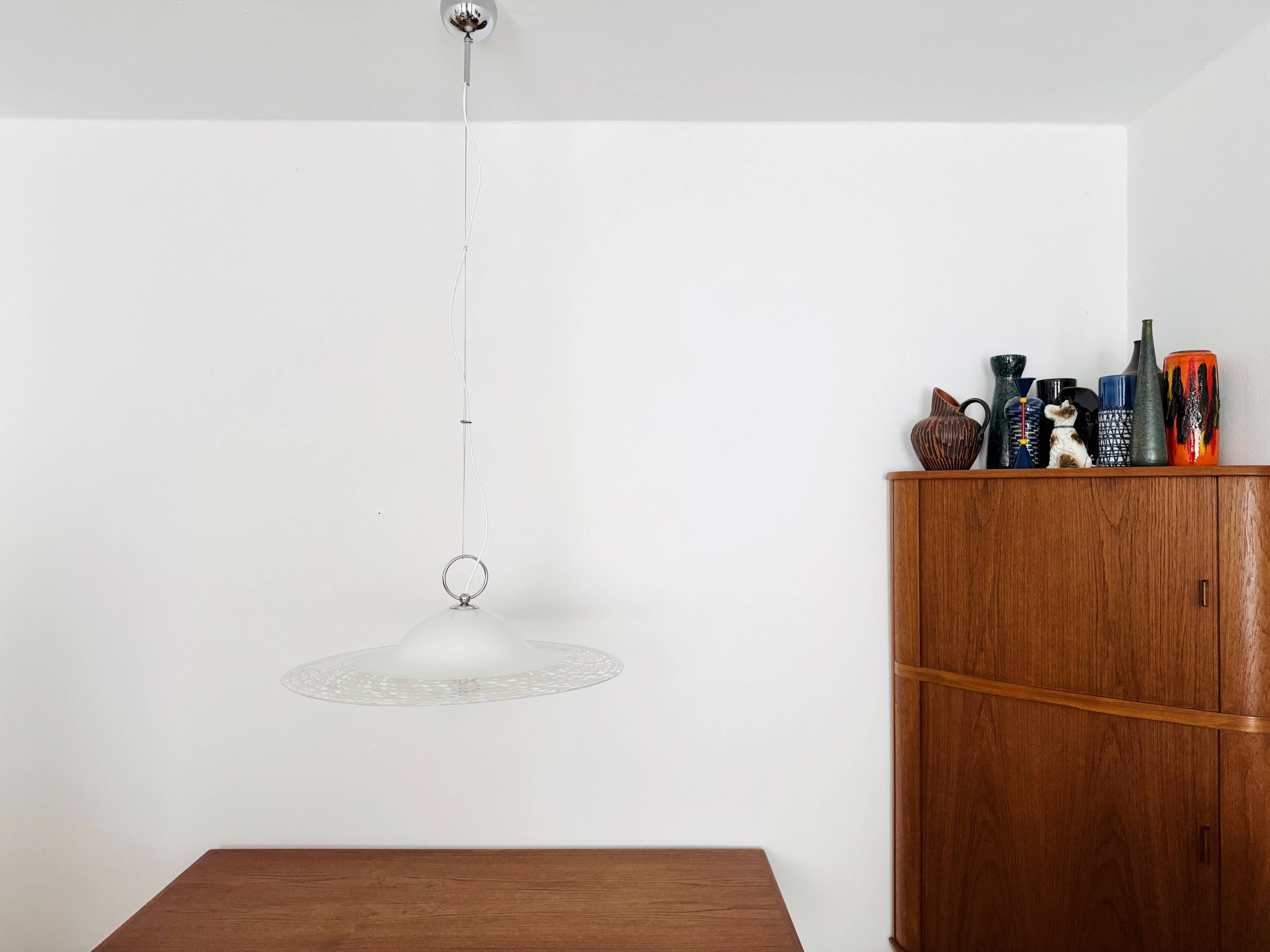 Large Murano Glass Pendant Lamp