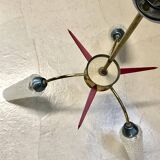 Mid-Century 3 Arm Spider Pendant Light