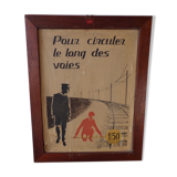 Educational poster 60s