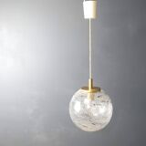 Vintage globe pendant light by Doria Leuchten, 1960s