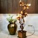 Gilded metal Florentine table or floor lamp by Hans Kögl, 1960s