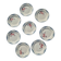 Set of 8 Flat Plates Barfleur Model Sarreguemines Manufacture