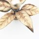 Set of brass ‘floral’ wall sconces