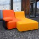 Modular sofa Confluences model " Toi et Moi Chair " designed by Philippe Nigro for Ligne Roset