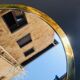 Miroir rond laiton 32 cm