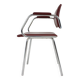Chrome (Faux) Leather Armchair by Kovona, 1980's, Czechoslovakia