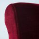 2 red velvet Amsterdam School Art Deco chairs, The Netherlands, 1930s