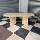 Vintage travertine coffee table