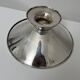 Fruit bowl centerpiece silver metal cabochon
