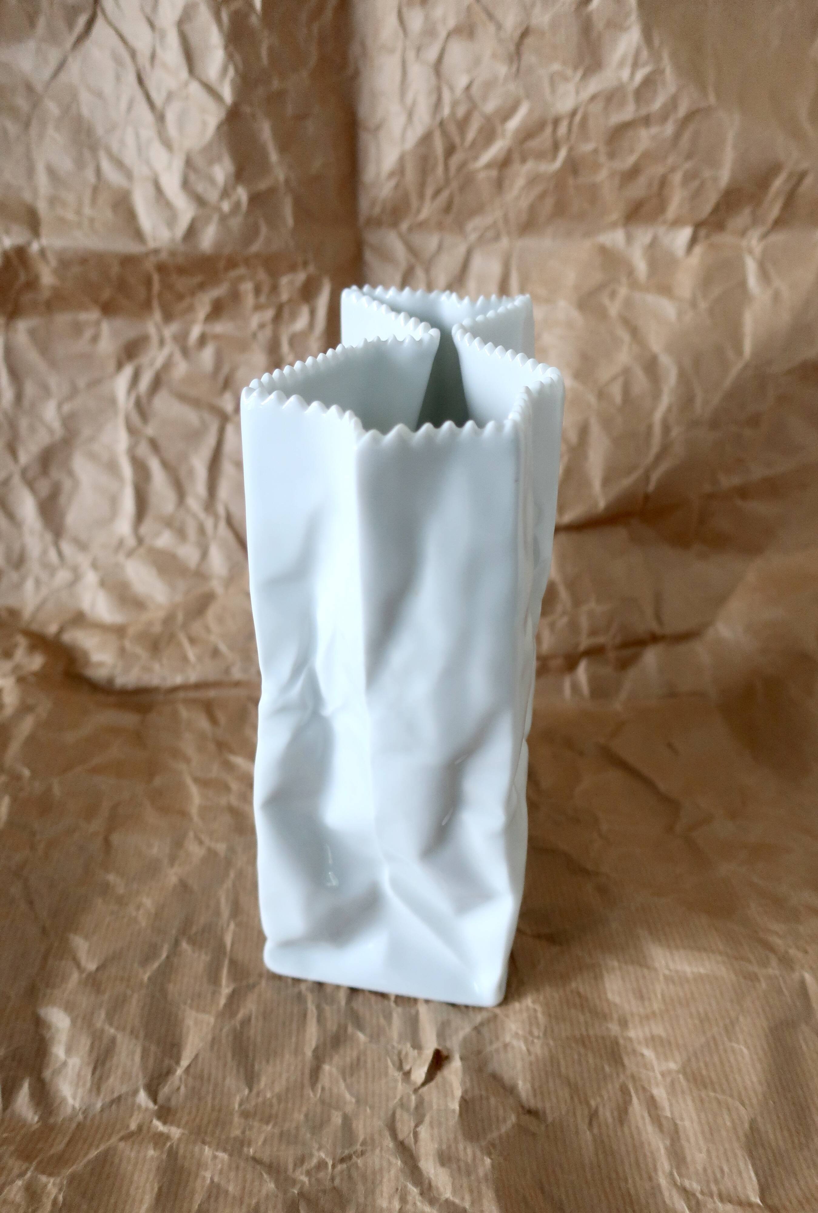Tapio Wirkkala for Rosenthal Studio, “Paper Bag” Vase 18.6 cm
