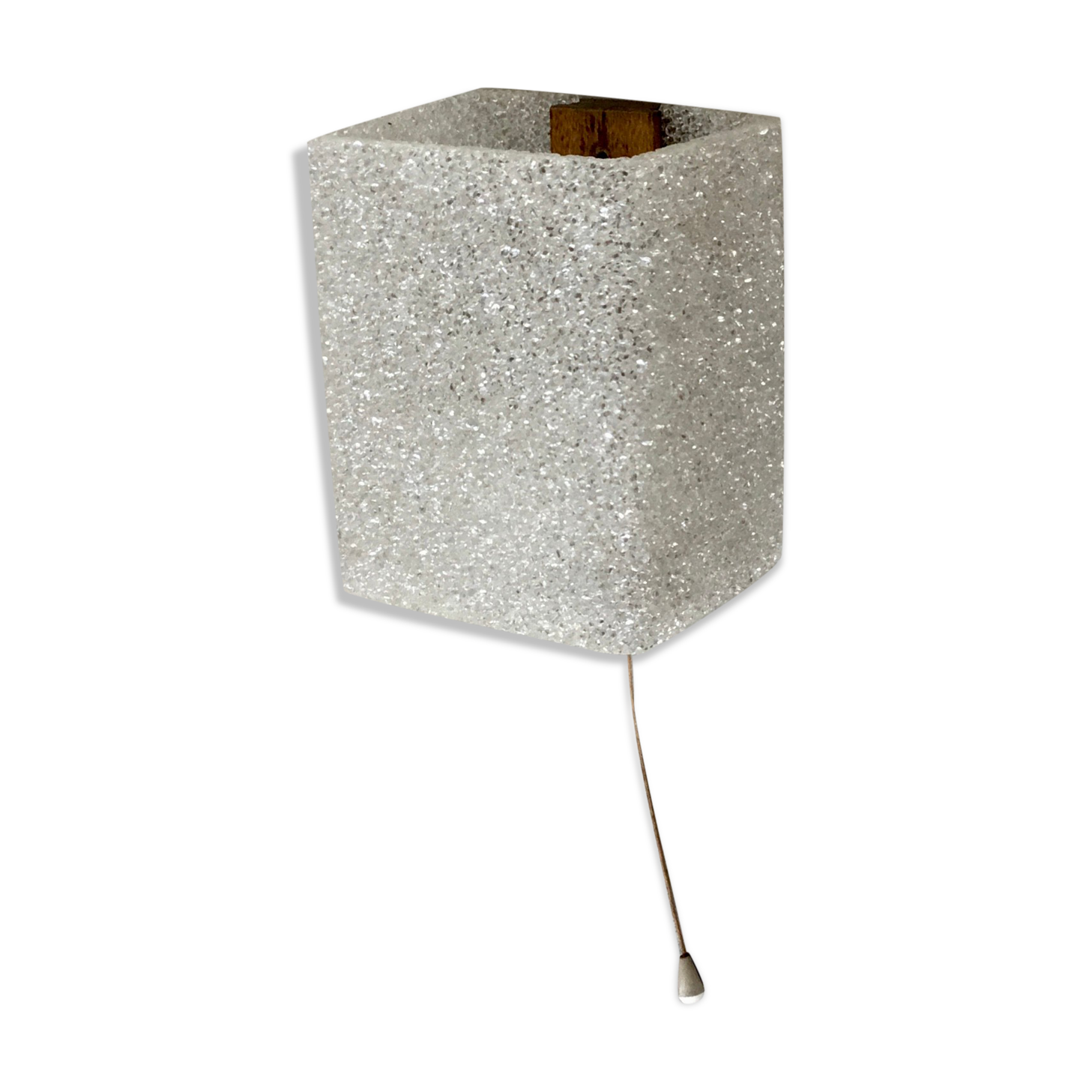 Scandinavian wall lamp teak and perspex - 1960