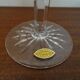 6 antique cut crystal water glasses from Lorraine