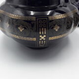 Garniture de cheminee Sarreguemines en faience