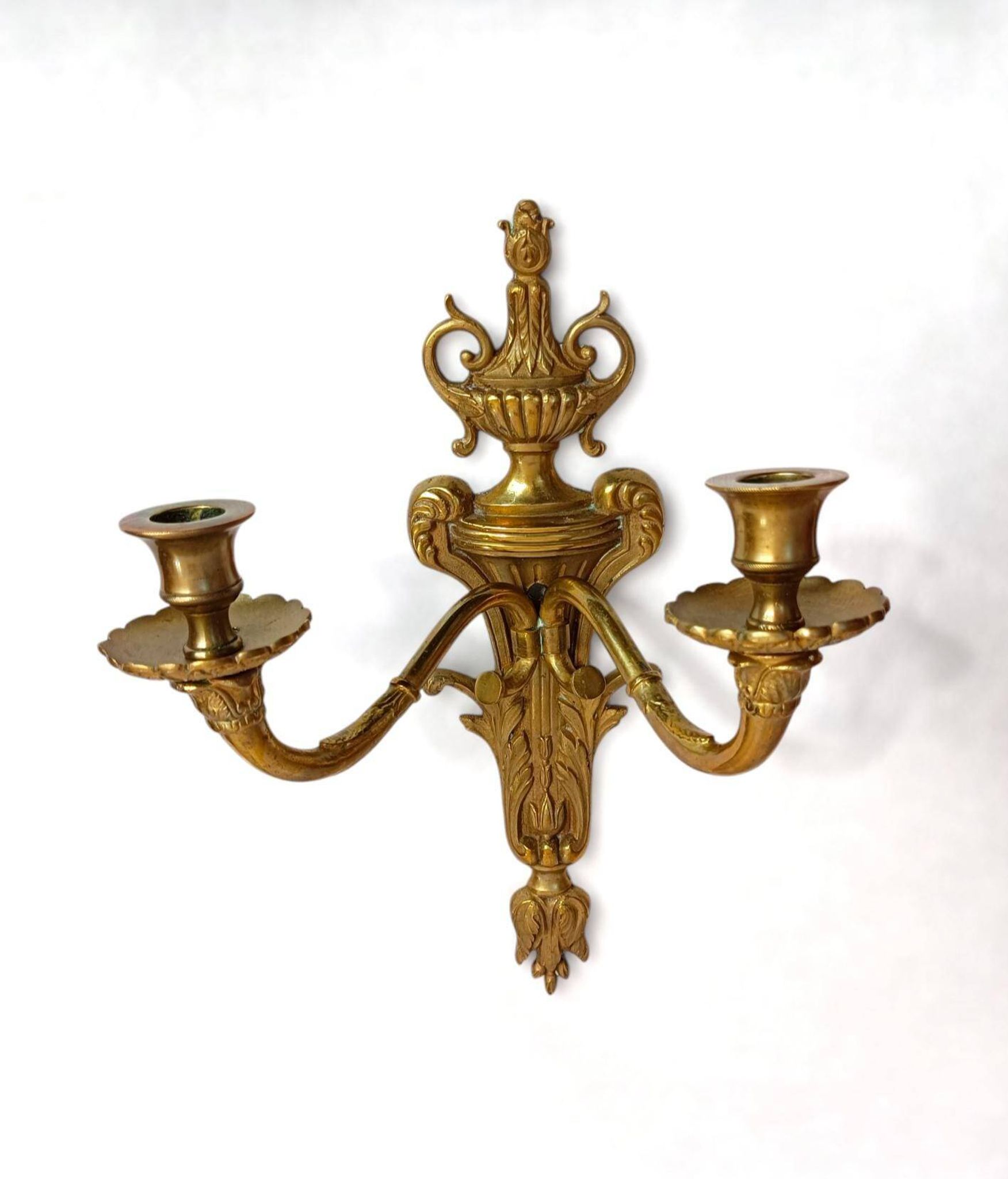 Bronze wall sconces Louis XVI, Belle Époque circa 1880–1910