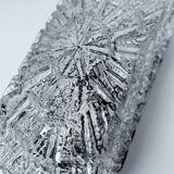 Vintage Brutalist Glass Sconce