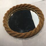 Round mirror string vintage 34cm diameter