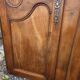 Paire de portes de placard style Louis XV en merisier massif