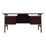 Bureau en palissandre, design danois, années 1970, fabrication : Omann Jun