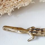 Crocodile en laiton stylisé