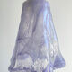 Lilac glass globe suspension