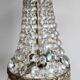 Hot air balloon chandelier with tassels