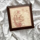 Ironstone trivet “Oriental views” Gien