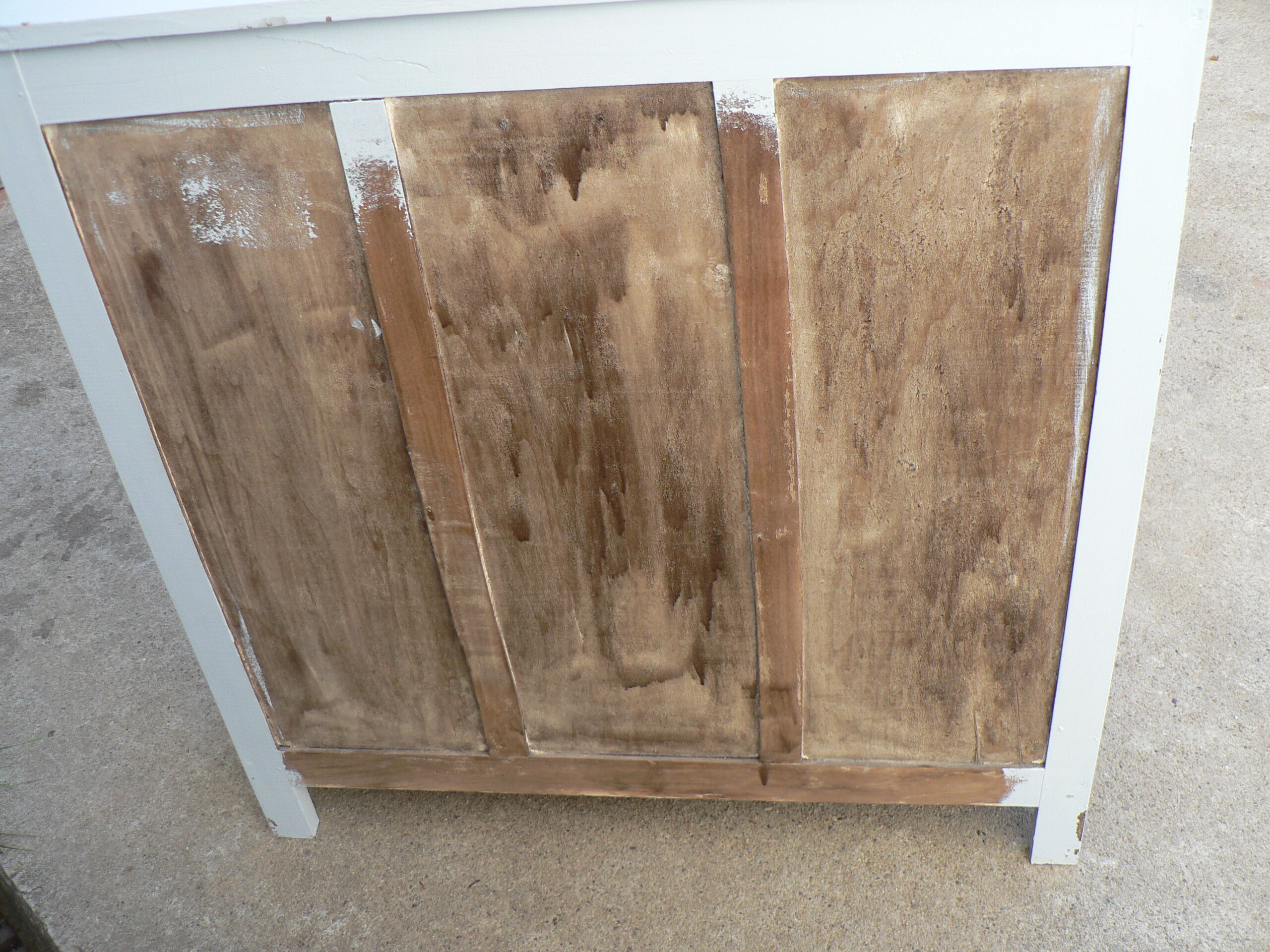 Paris buffet wood painted