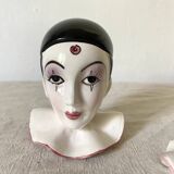 Pierrot salt and pepper egg cups