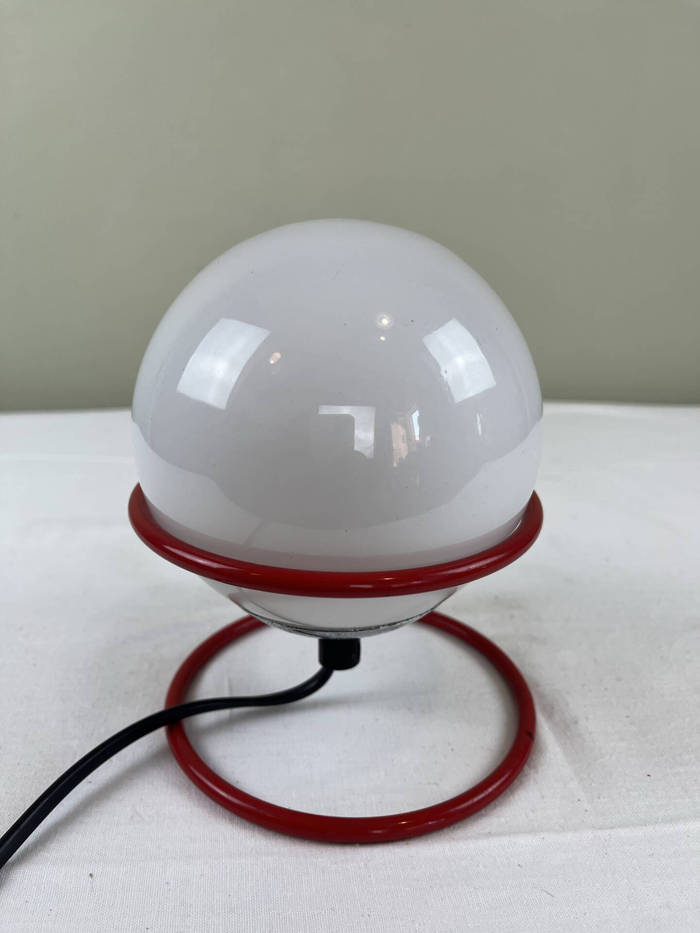 Lampe boule vintage design italien années 70