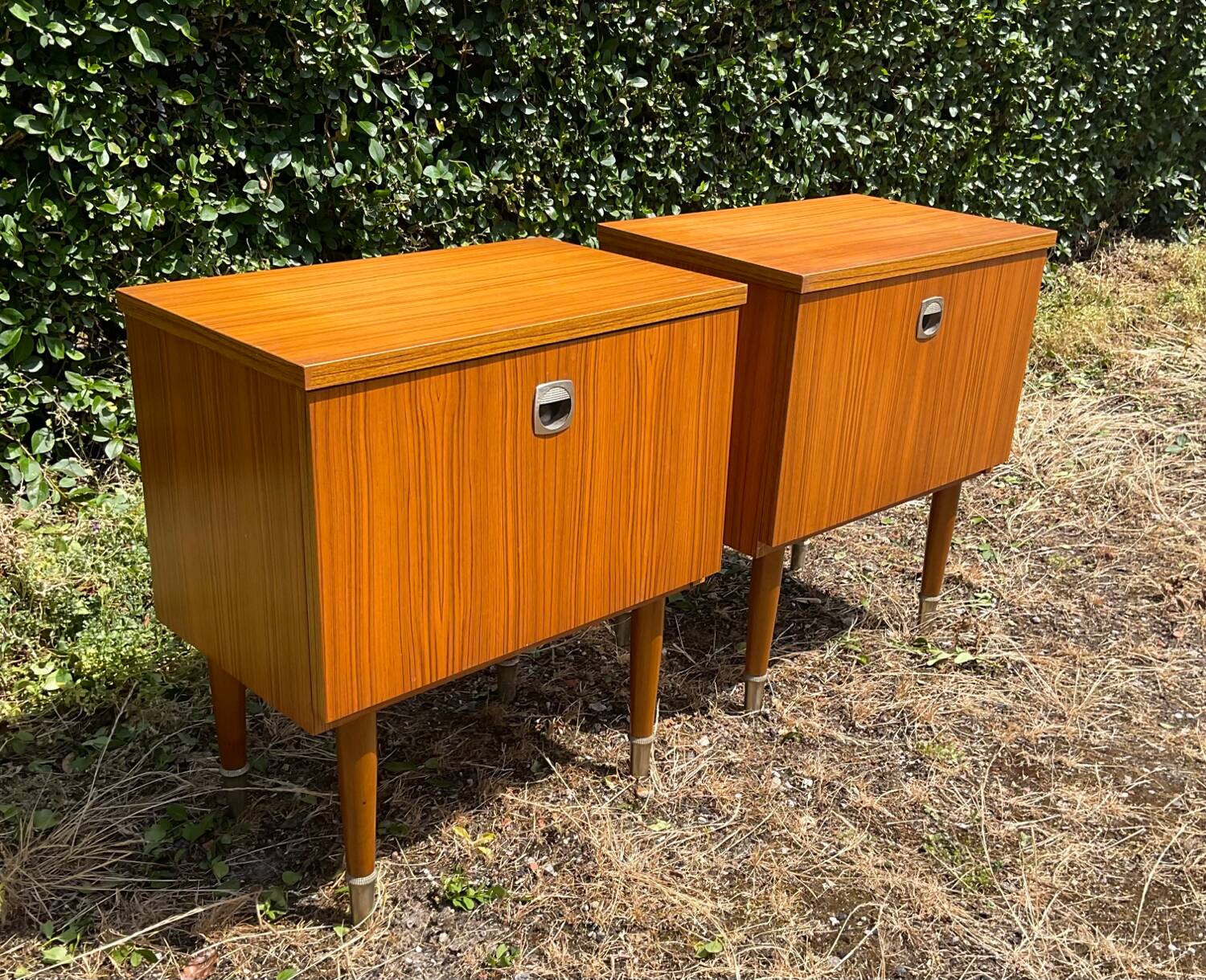 Paire de chevets des années 60-70