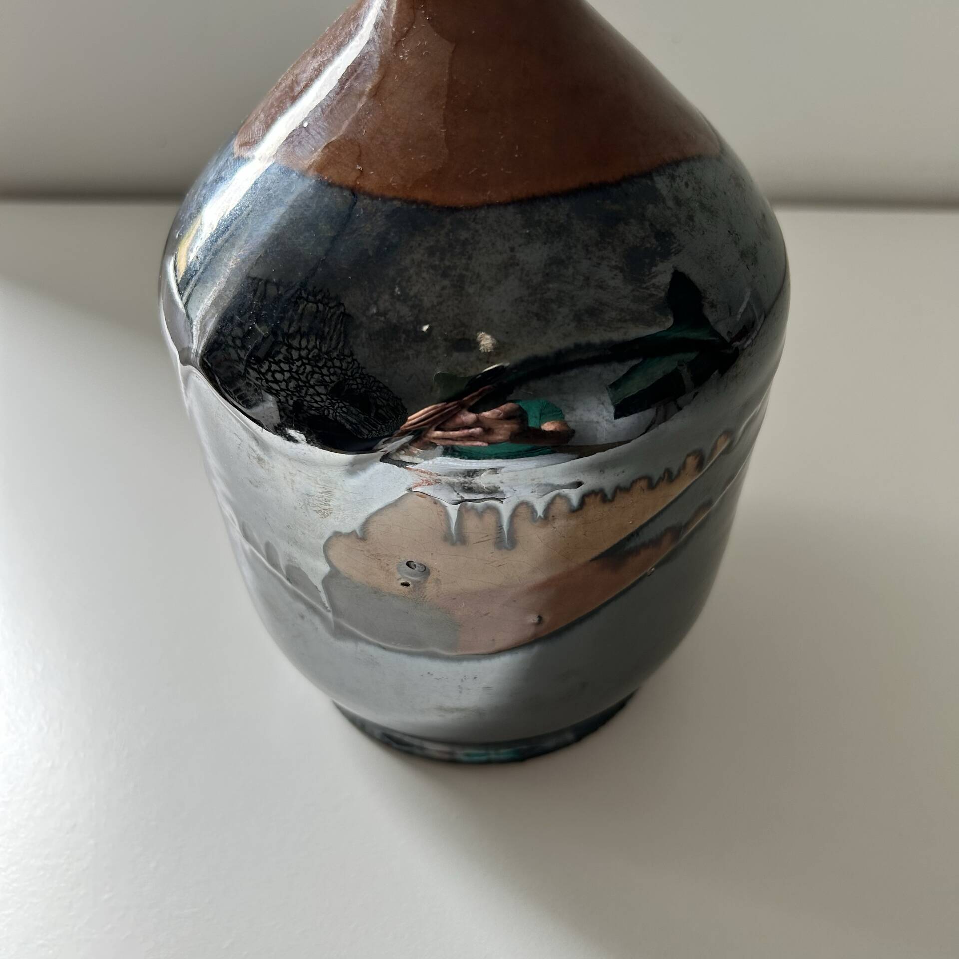 Unique piece vase by a ceramic artist