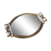 Vintage modernist mirror top art deco style