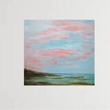 Marine landscape painting, original signed and delivered with its certificate.