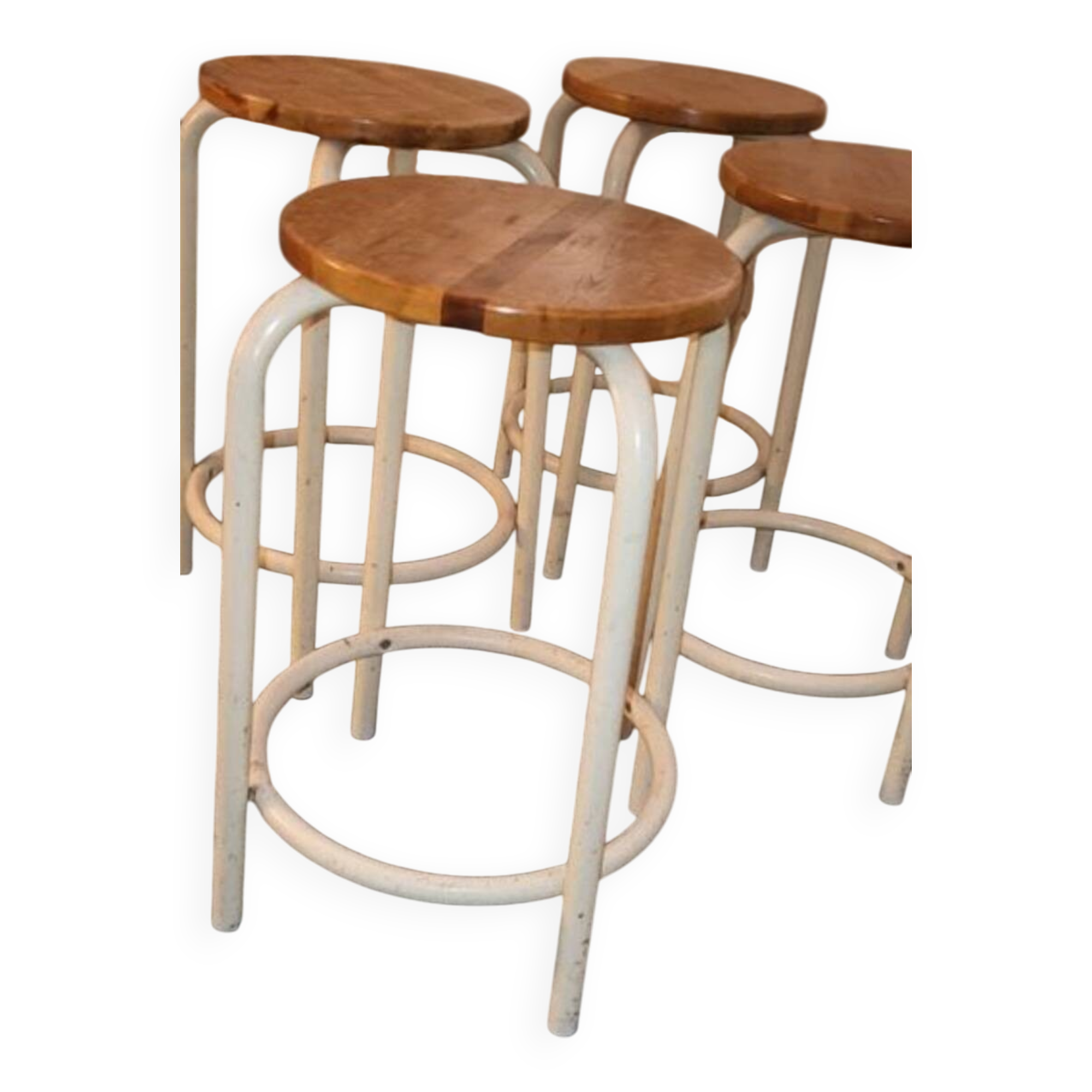 Vintage industrial bar stools