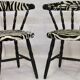 Pair of "Western" chairs, saloon, vintage, 50