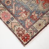 Turkish Red & Beige Classic Vintage Rug, 130x229Cm