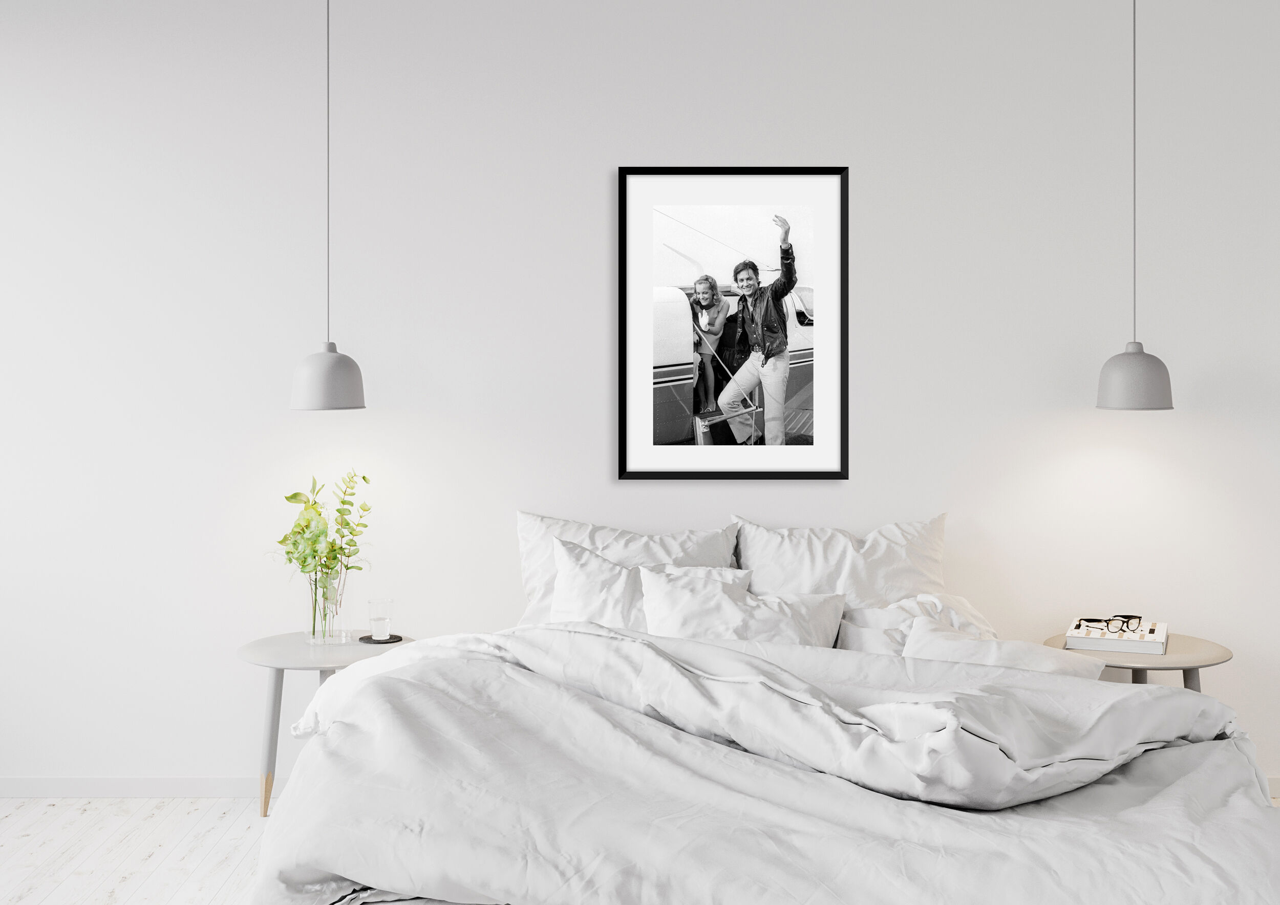 Romy Schneider and Alain Delon in 1968