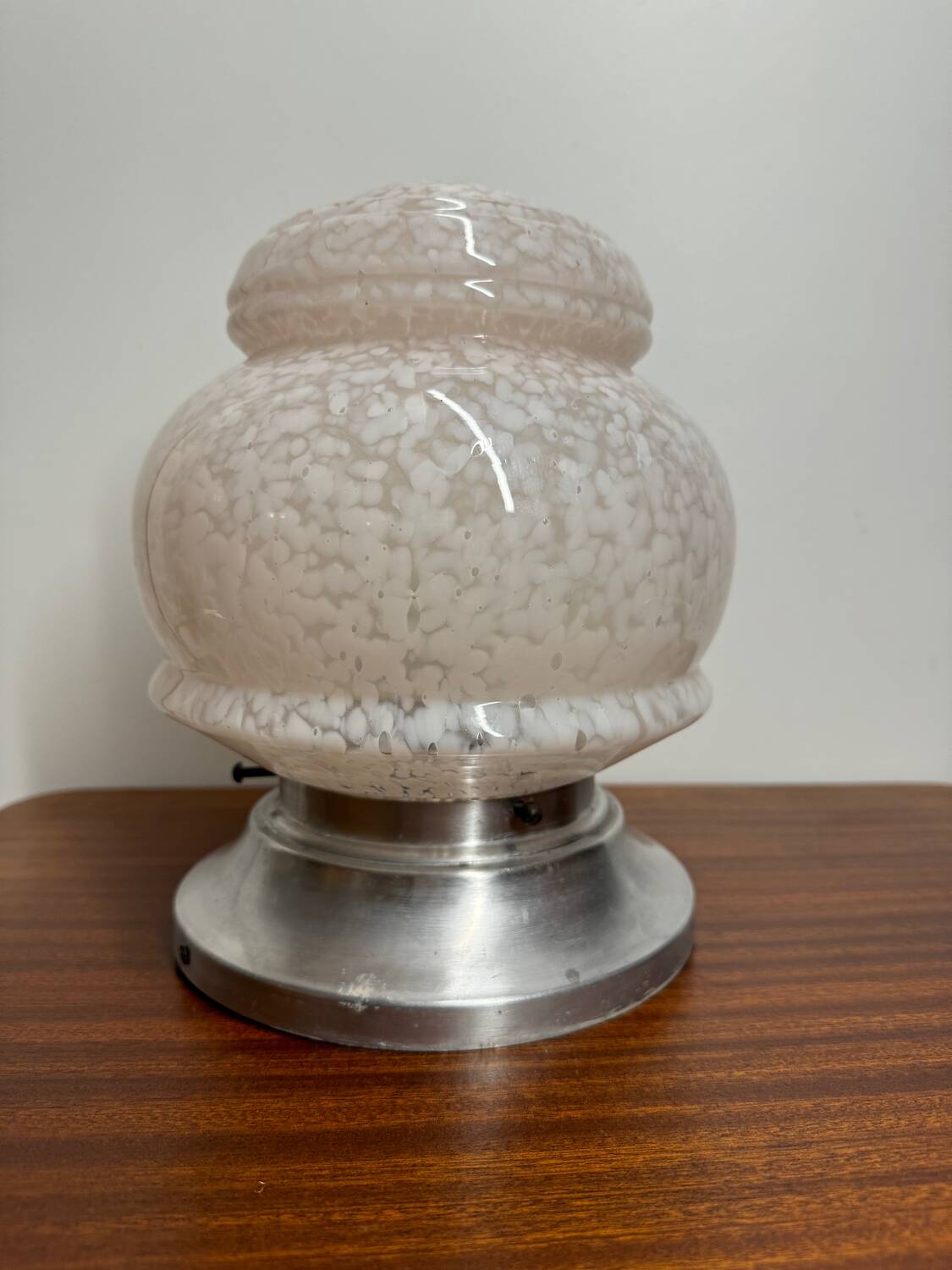 Plafonnier ou lampe verre de Clichy Art Déco